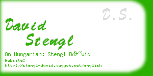 david stengl business card